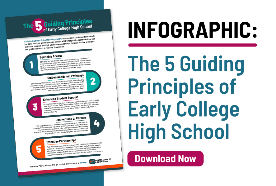 infographic cover 5 guiding principals of echs